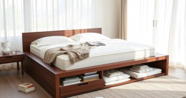 top storage bed frame options
