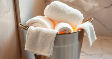 top towels warmer buckets