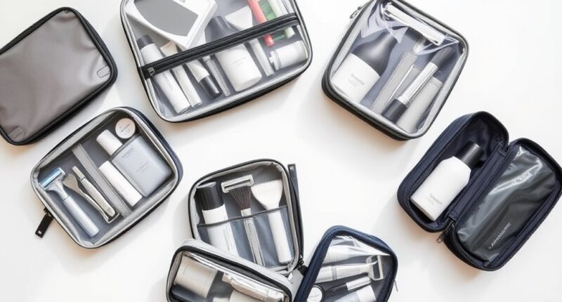 top tsa approved travel toiletry bags