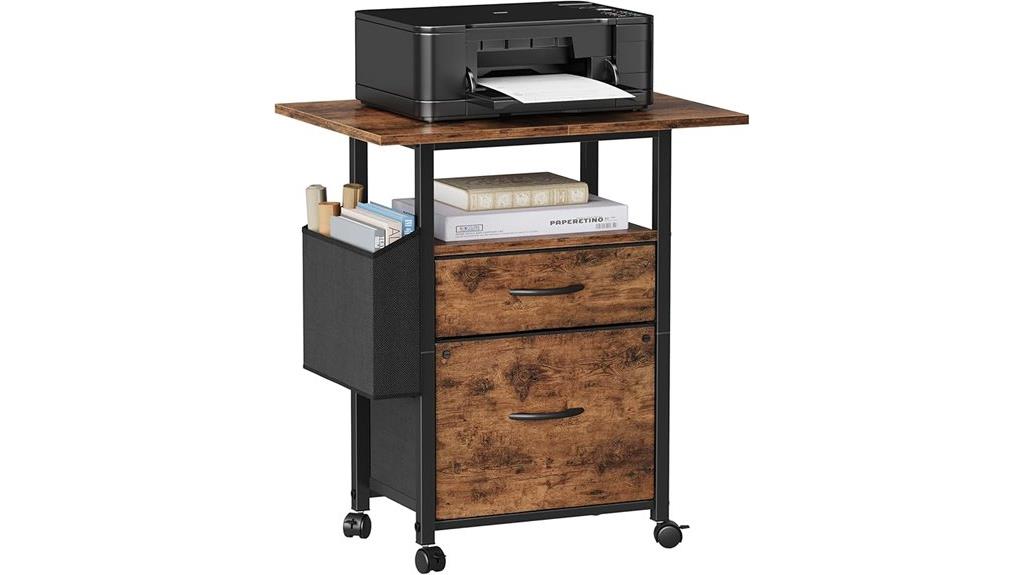 two drawer file cabinet