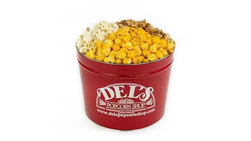 two gallon popcorn gift set