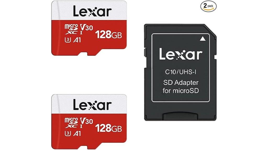 two pack 128gb micro sd