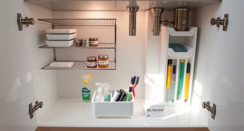 under sink storage solutions