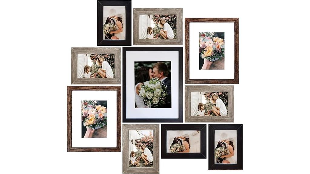 variety photo frame set