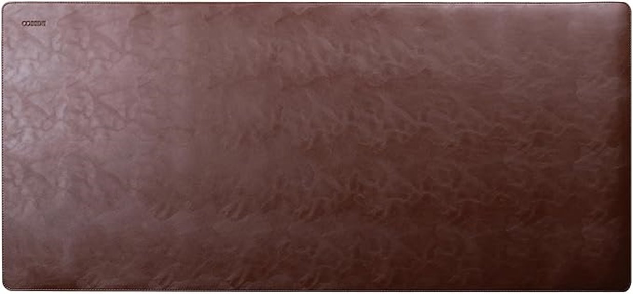 vegan leather desk pad
