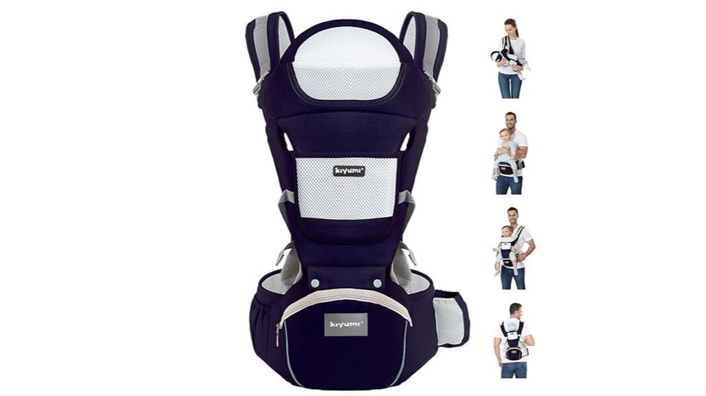 versatile 6 in 1 baby carrier