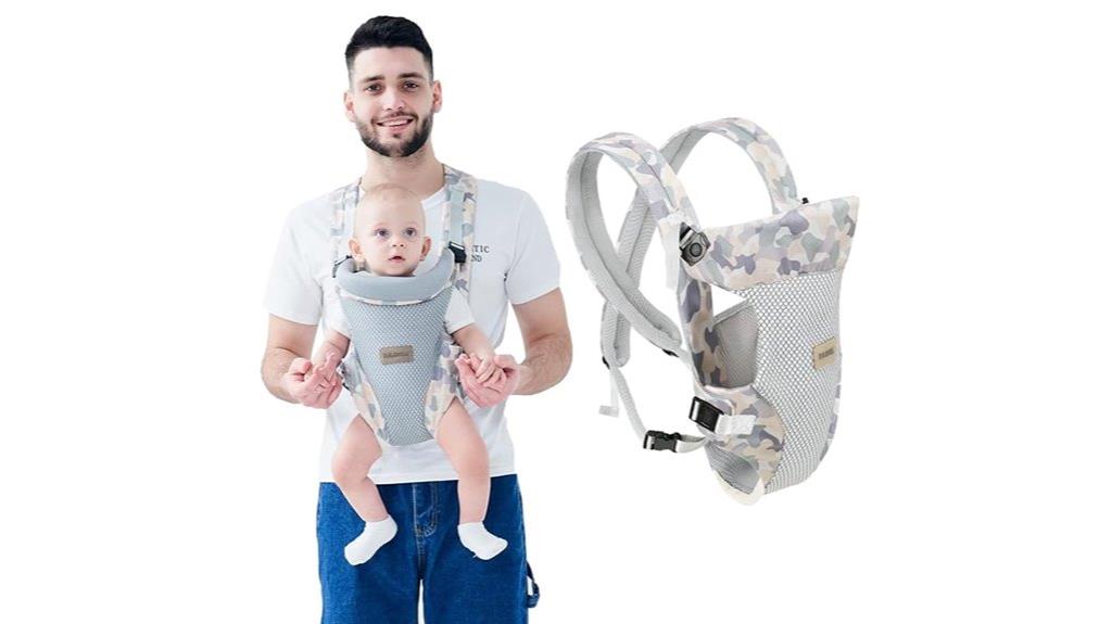 versatile ergonomic baby carrier