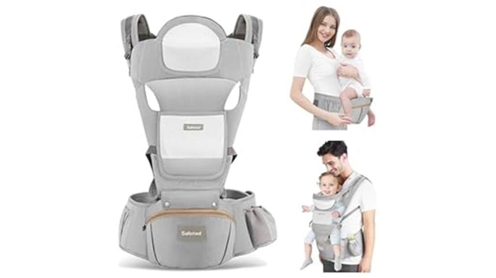 versatile ergonomic baby carrier