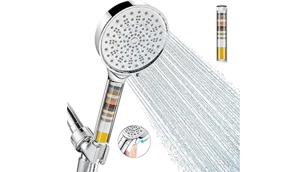 versatile high pressure shower head