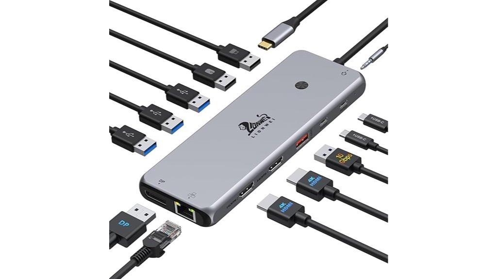 versatile usb c docking hub