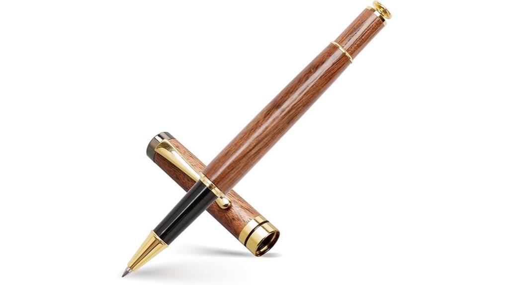 walnut wood pen set