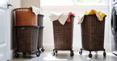 wheelable laundry hamper options