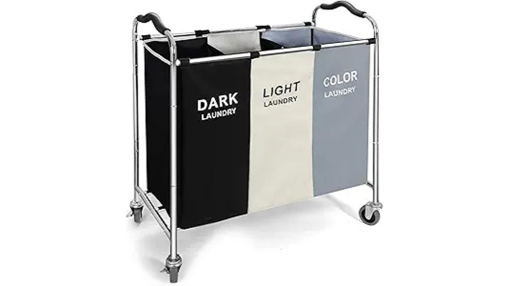 wheeled 240l organizer basket