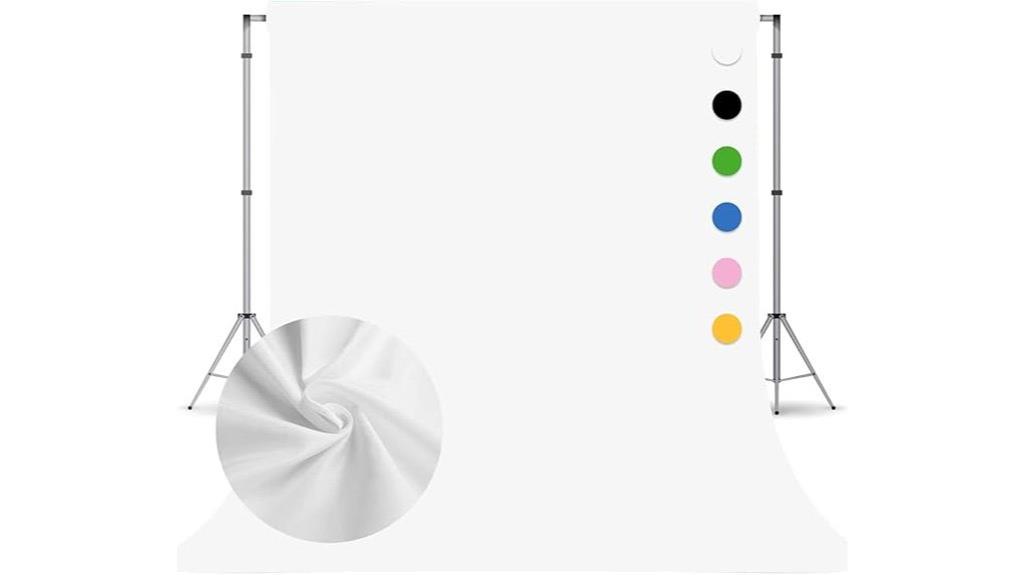 white 8ft x 10ft backdrop