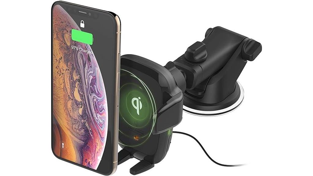 wireless charging car mount