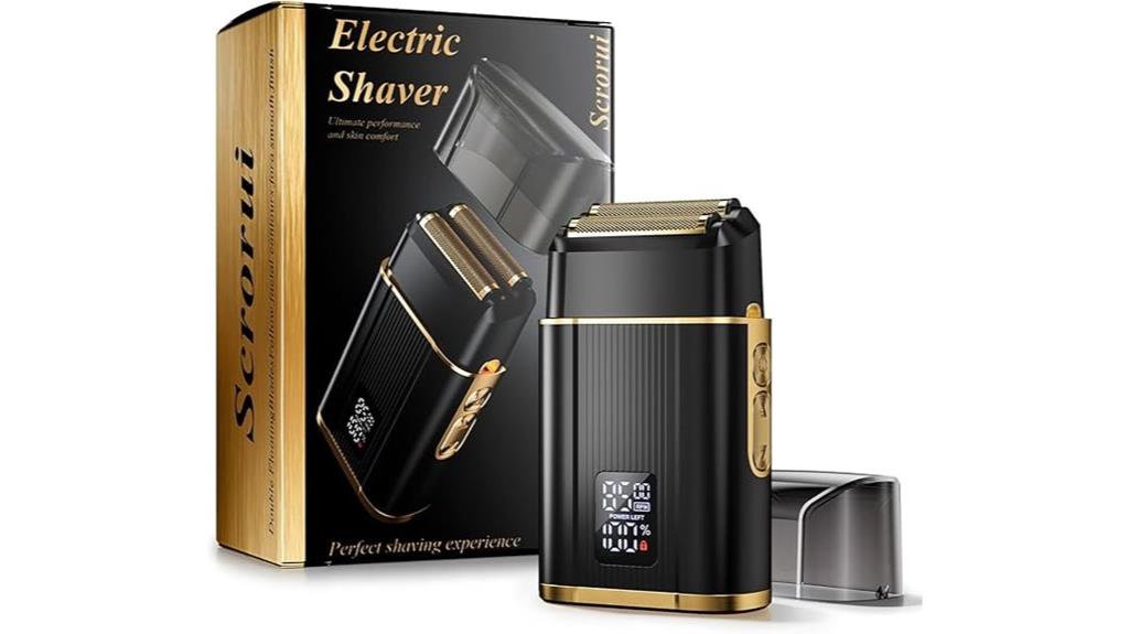 wireless waterproof dual blade shaver