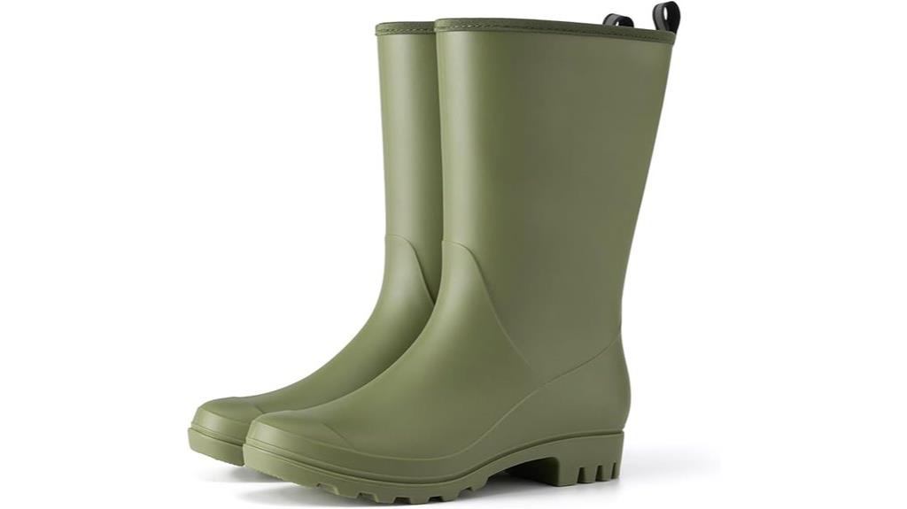 women s waterproof mid calf boots