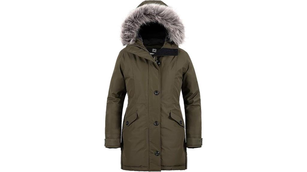 women s waterproof puffer coat