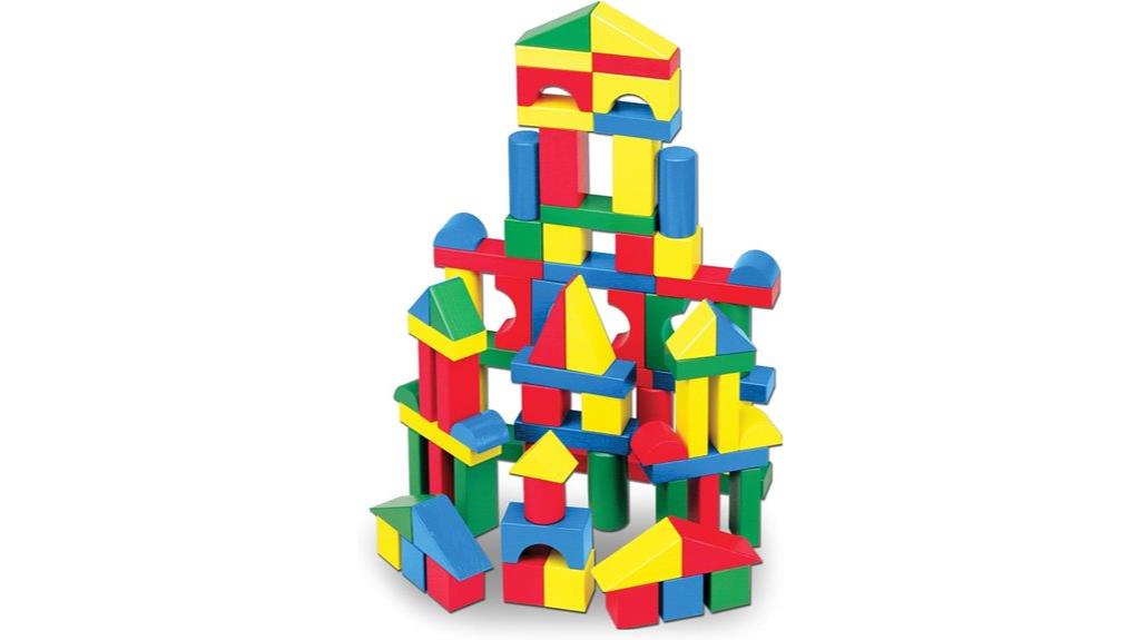 wooden building blocks set