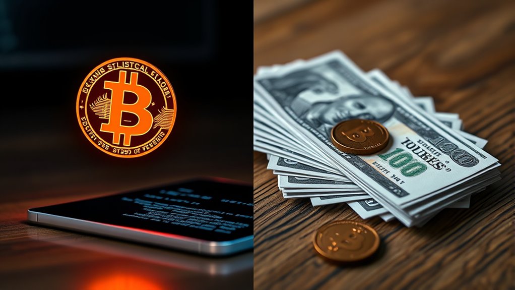 bitcoin differs from traditional currency