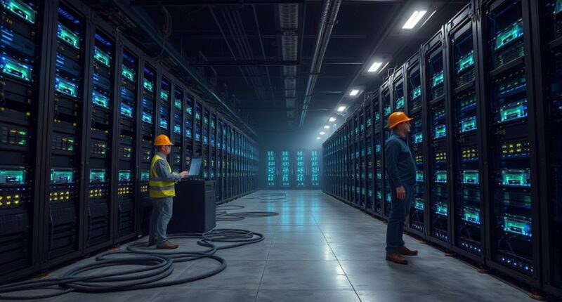 mining farm equipment operation