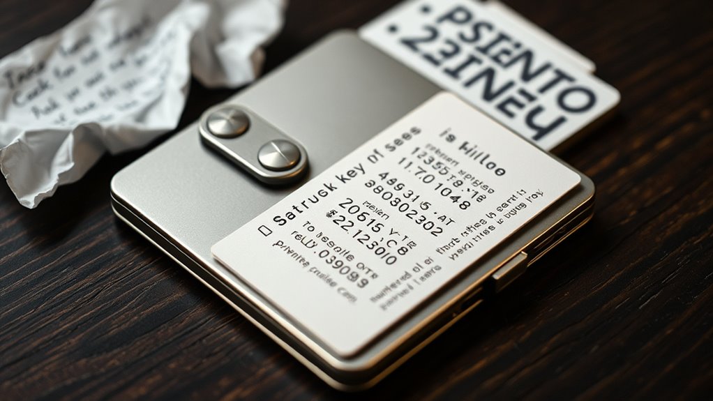 secure wallet seed storage