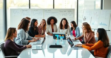 women addressing ai bias