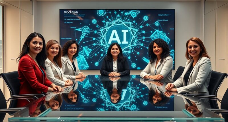 women leading blockchain innovation