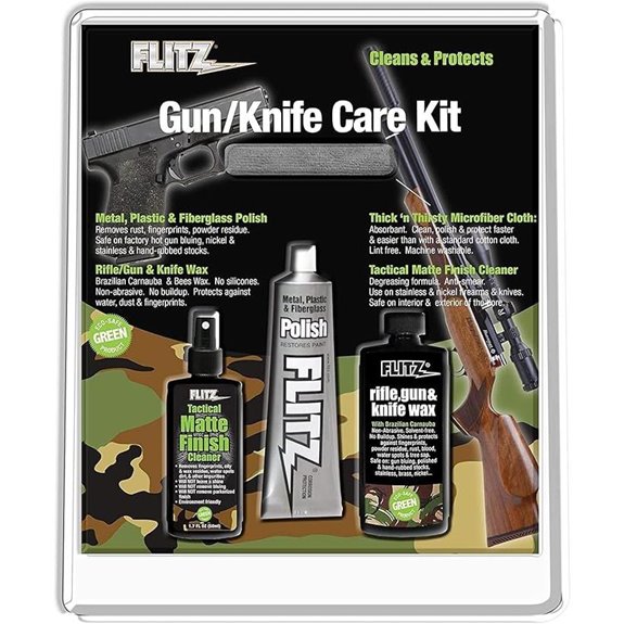 Flitz Gun & Knife Maintenance Kit with Polish and Cleaner