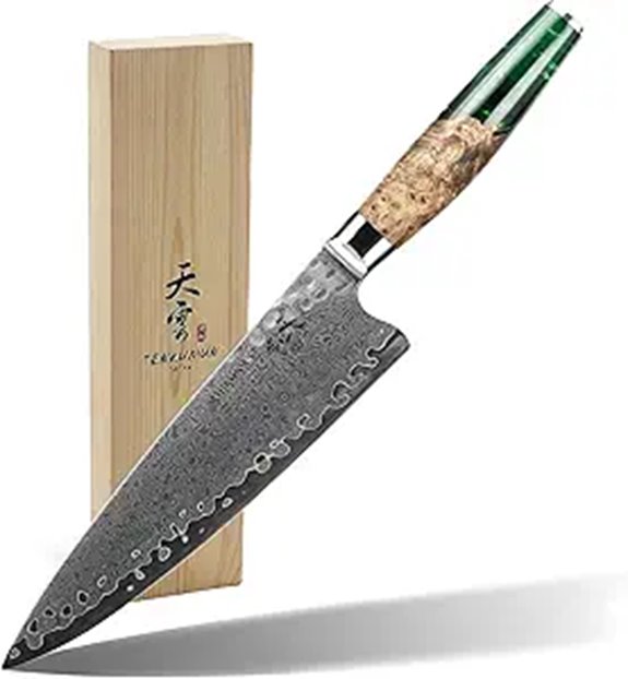 Japanese Gyutou Knife Handmade Damascus Steel