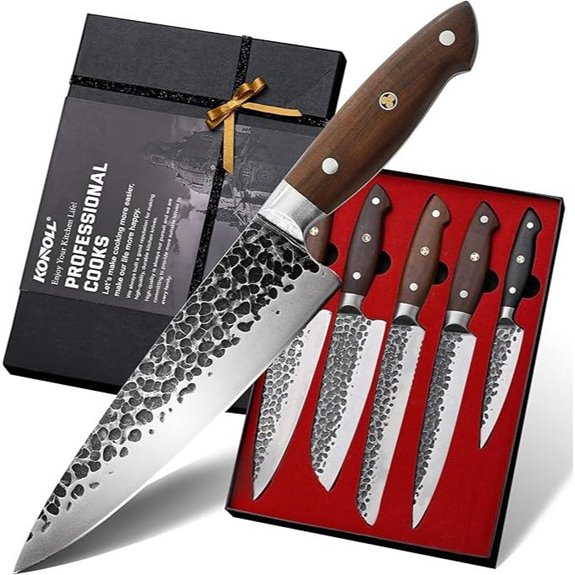 KONOLL 5-Piece Japanese Chef Knife Set