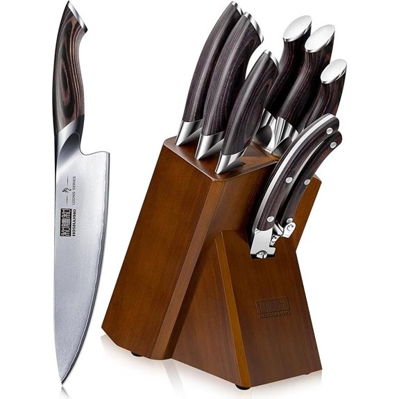 HOSHANHO 8-Piece Japanese Kitchen Knife Set