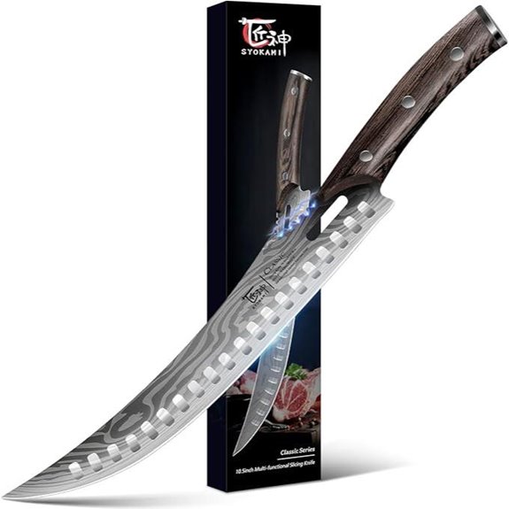 Japanese Style 10.5 Meat Carving Knife with Handle