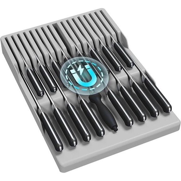 Lifewit Magnetic Knife Organizer with Steel Slot