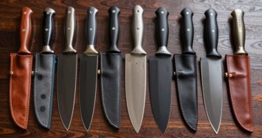 top kitchen knife sheaths