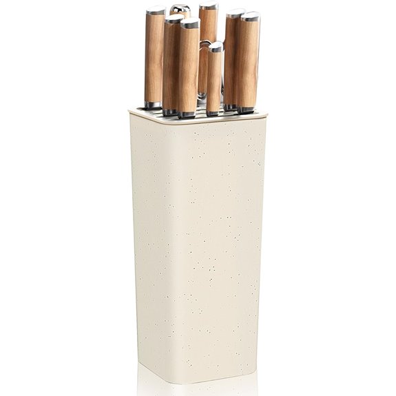 Newe Knife Block Holder with Wavy Slots Detachable