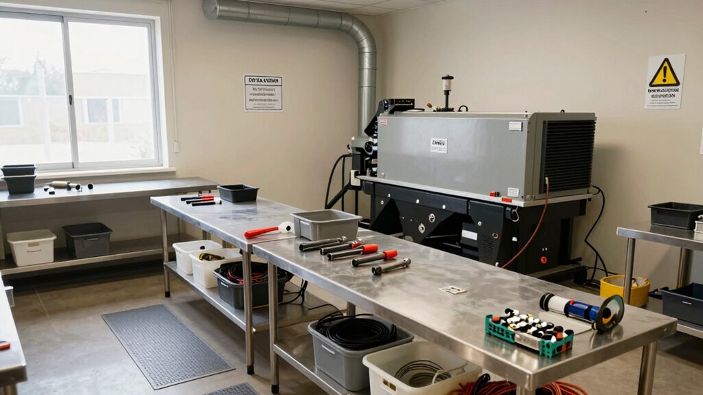 maintain safety cleanliness and monitoring