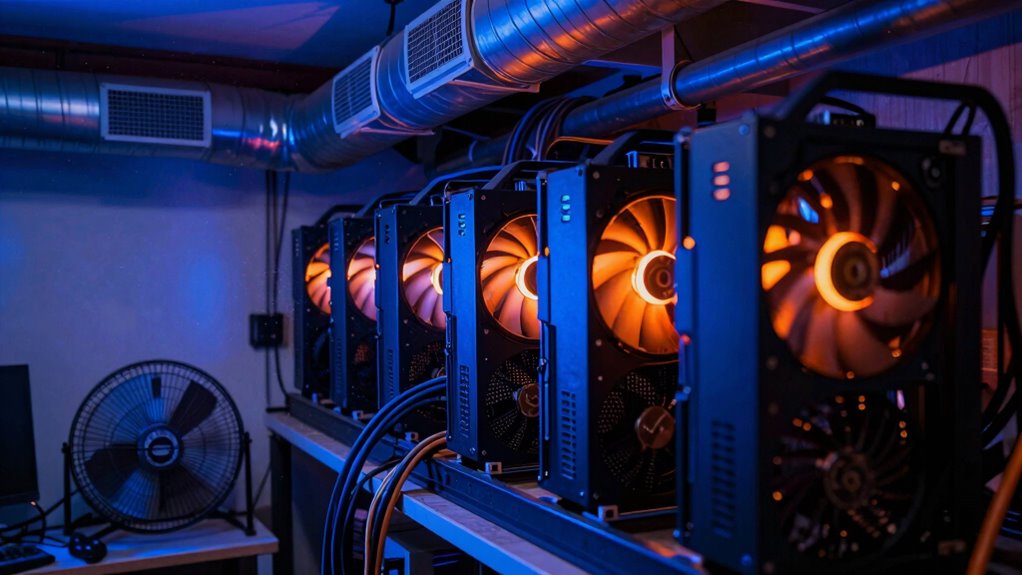 optimize home mining airflow