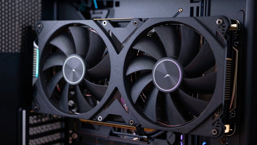 adjust fan curves for quieter gaming
