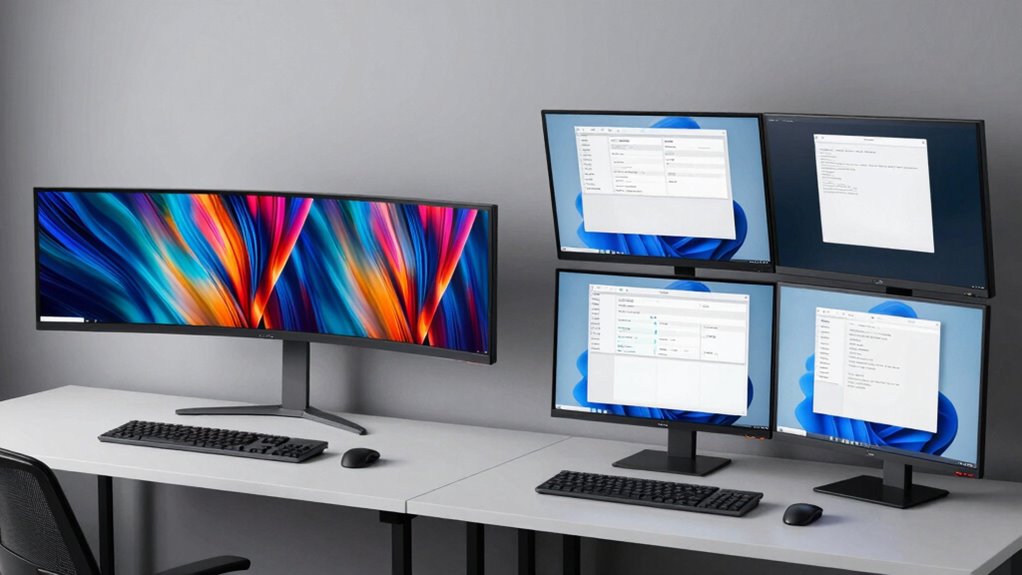 flexible long term monitor setup