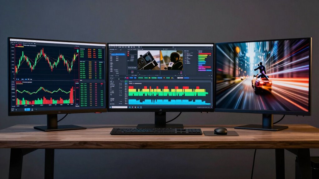 high resolution multi monitor setup
