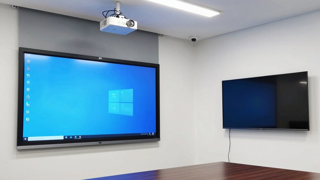 large vivid flexible visuals
