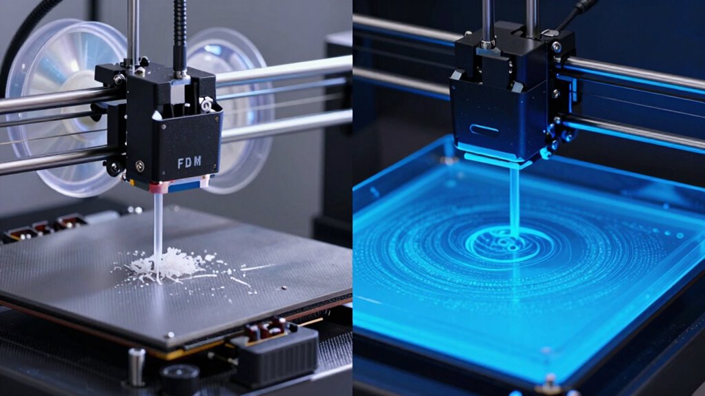 layered material curing process