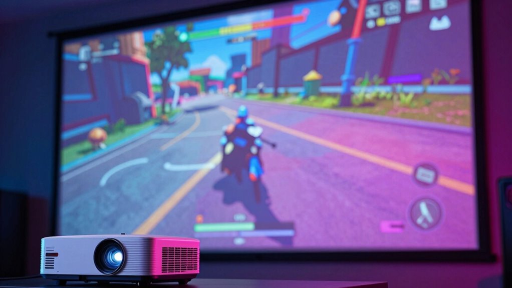 low latency gaming projectors