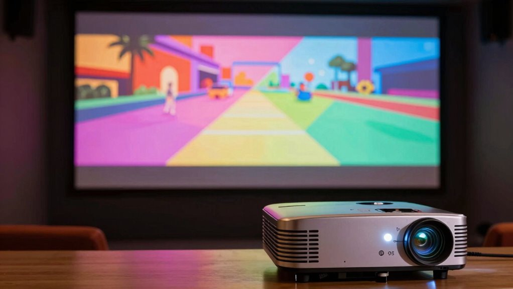 optimize projector brightness calibration