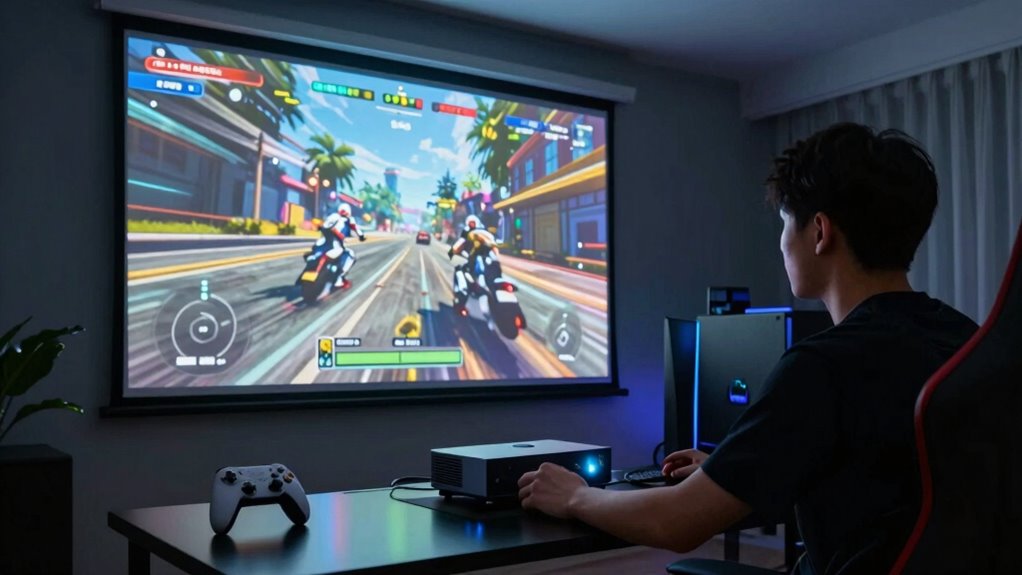 optimize projector gaming performance