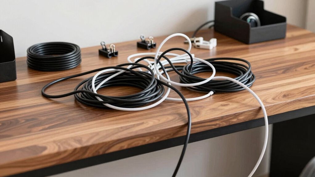 organized clutter free cable management