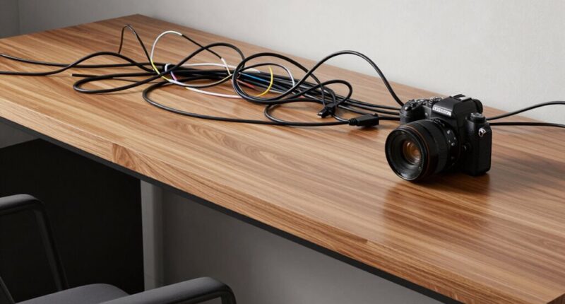 poor cable organization habits