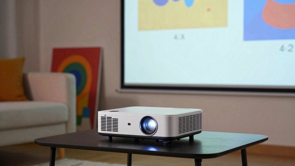 projector brightness calibration process