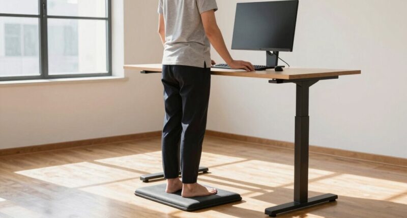 proper standing desk use